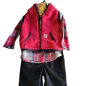 Carhartt girls set, 6 month